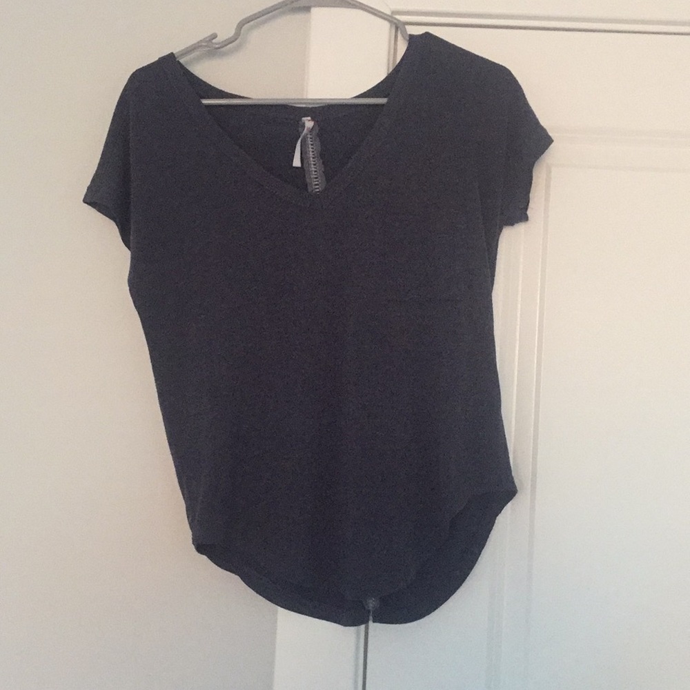 POOF women’s v neck short sleeve shirt